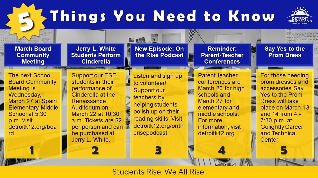 5 Things you need to know 